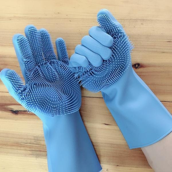 Magic Silicone Cleaning Gloves (in Pair)