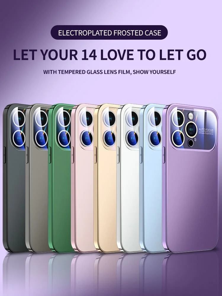 Electroplated Large Window For Iphone Case
