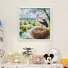 Happy Crane-14CT Stamped Cross Stitch 34*34cm/13.39*13.39in tapestrymarket