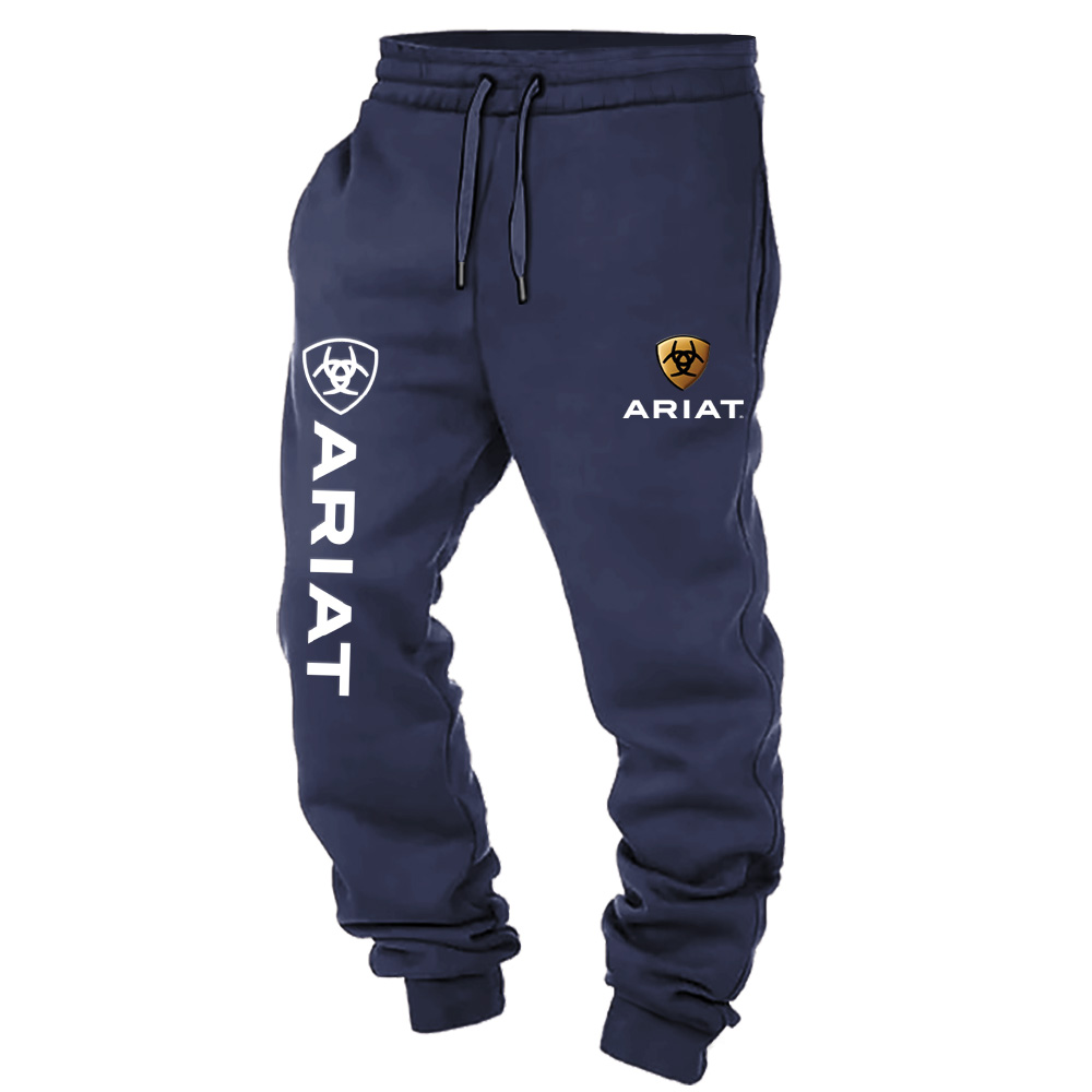 Men's Vintage Western Cowboy Elastic Waist Drawstring Jogger Sweatpants