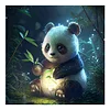 Panda-Full Round Diamond Painting