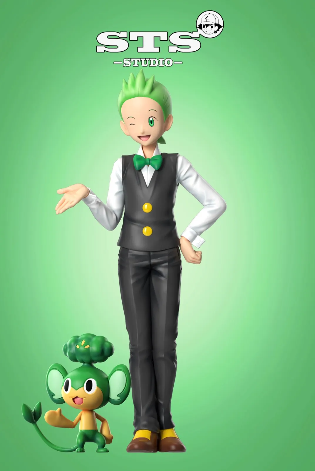 1/20 & 1/8 Scale World Zukan Main Characters of Pokemon TV Unova