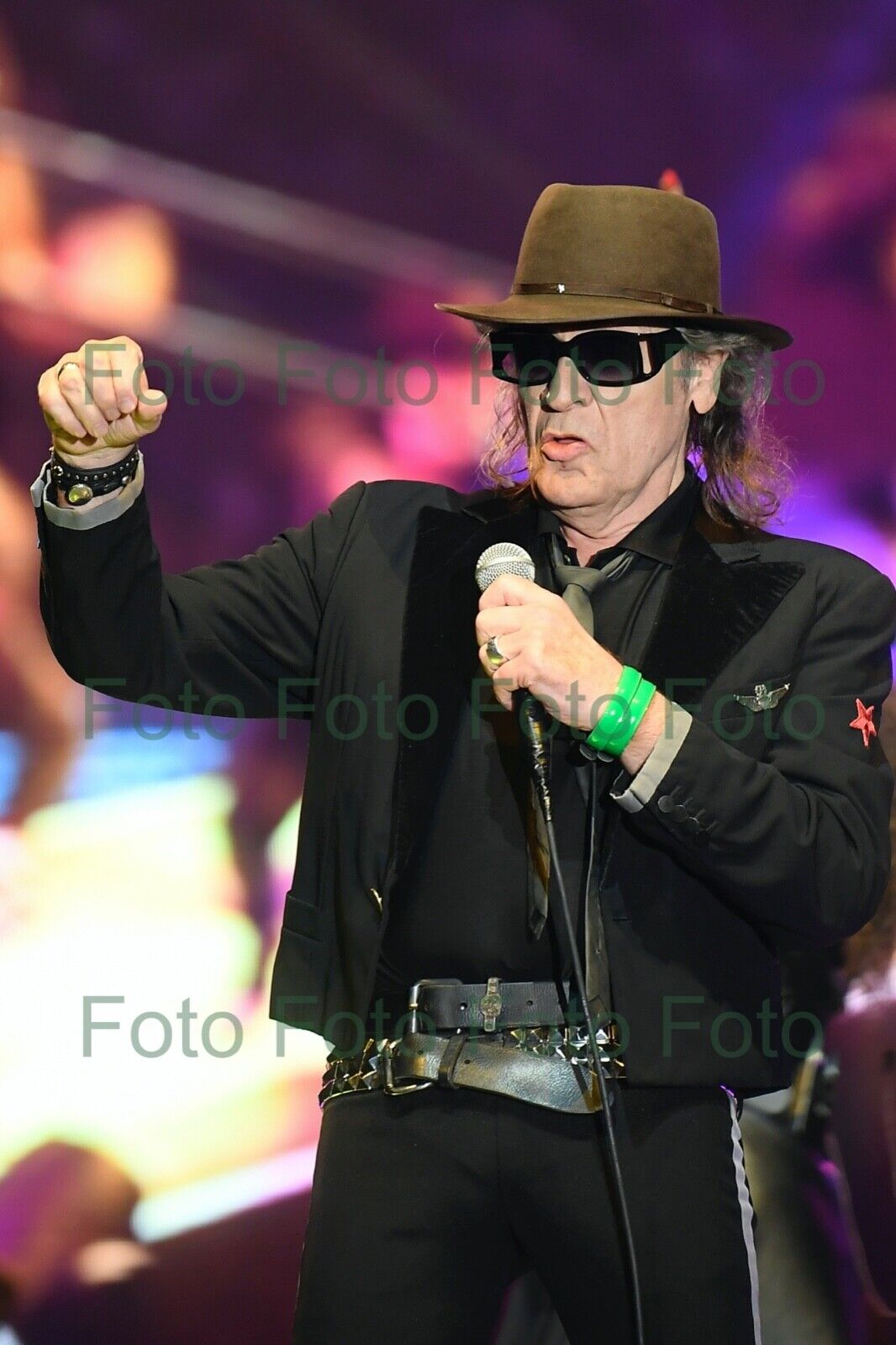 Udo Lindenberg Rock Musik Maler Foto 20 x 30 cm ohne Autogramm (Be-34