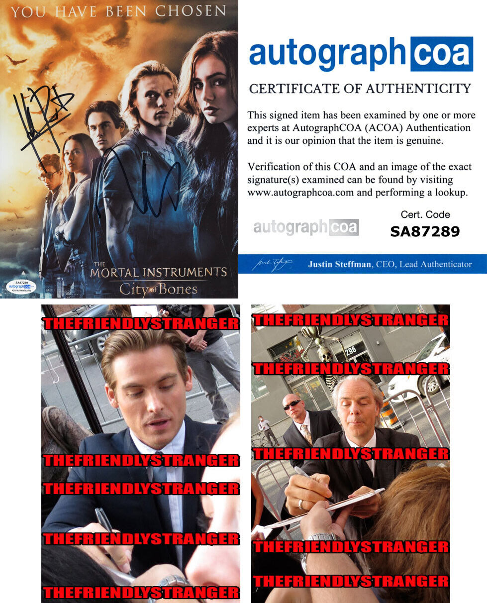 KEVIN ZEGERS & HARALD ZWART signed MORTAL INSTRUMENTS