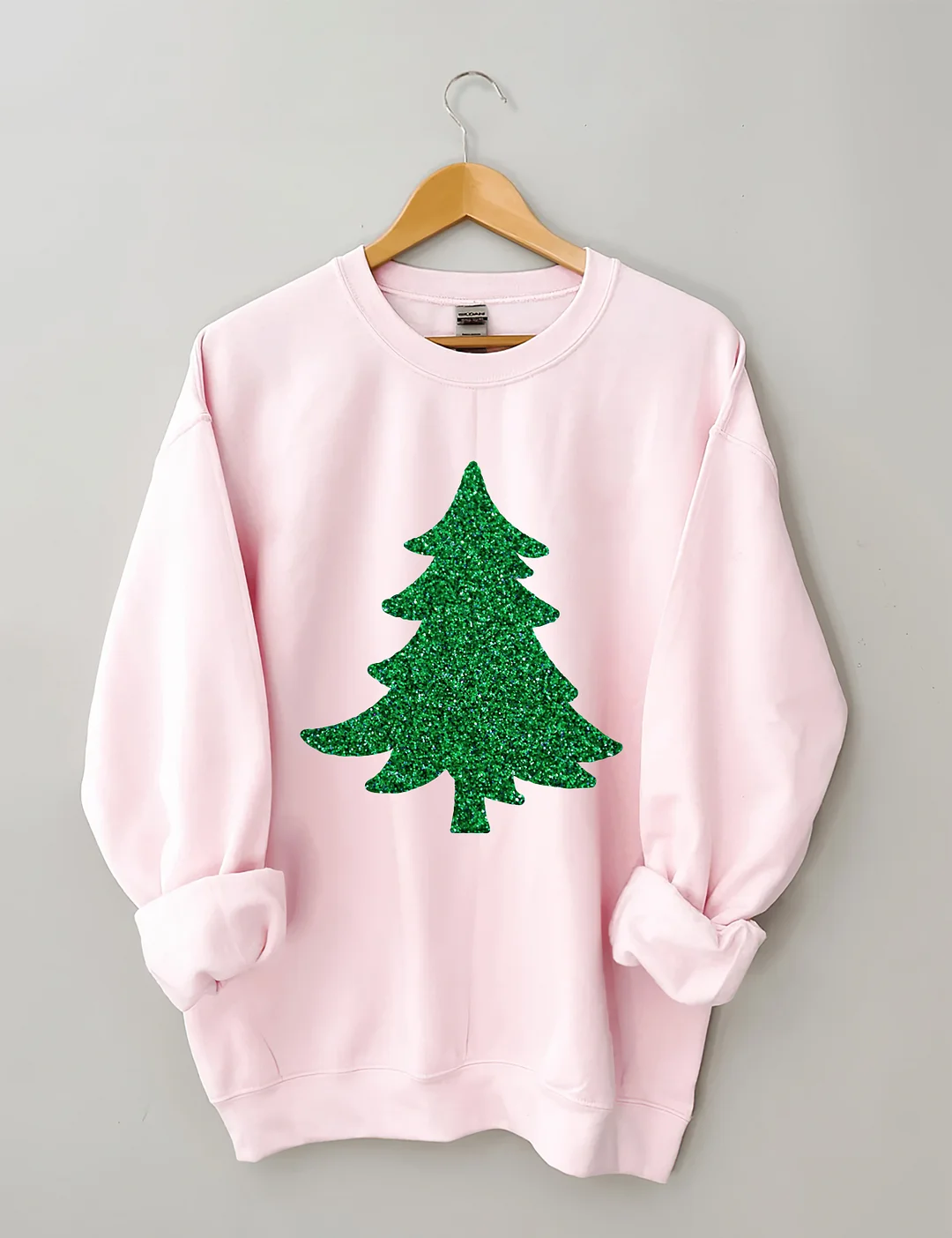 Glitter Sparkly Christmas Tree Sweatshirt