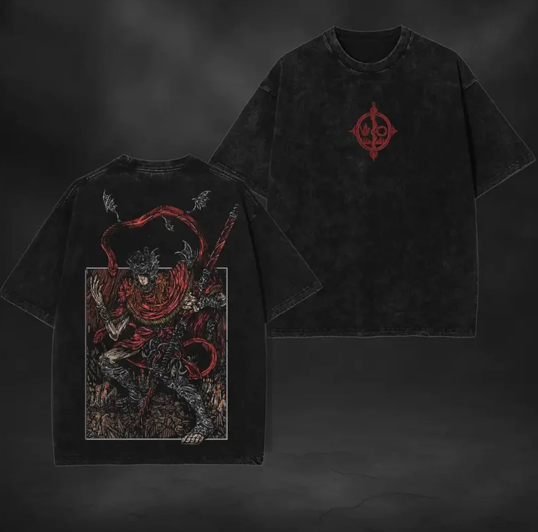 Messmer the Impaler Printed Unisex Washed T-Shirt