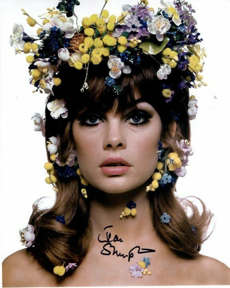 Jean shrimpton signed autographed Photo Poster painting