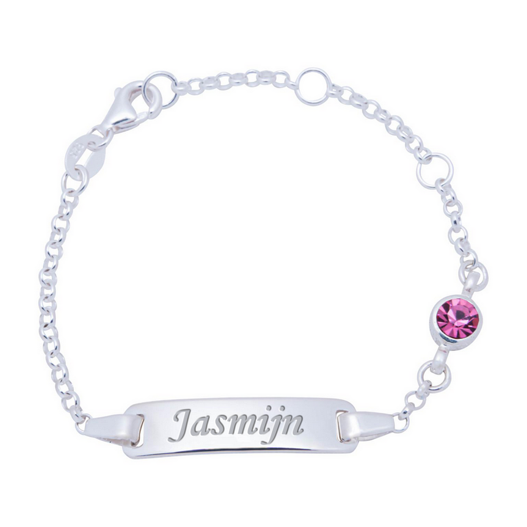 Vangogifts Personalized Name Bracelet with Birthstone | Best Gift for Mom Wife Girlfriend