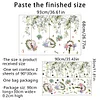 Nature Air Plants Birds Cages Wall Sticker Home Decor