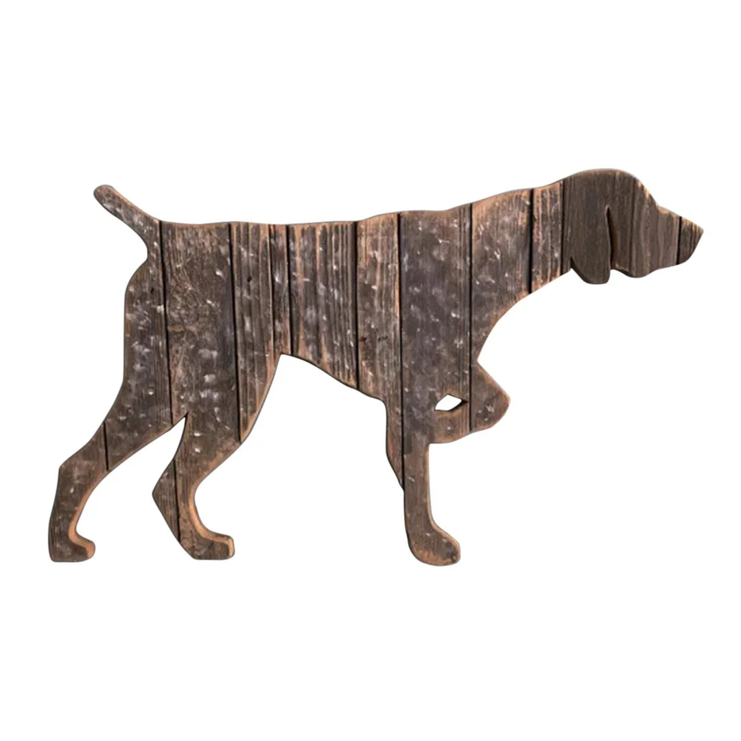 Puppy Family Wood Dog Carving Ornaments Decoration Home Decor Figurine Desktop Table Ornament Sculptures For Dog Pet Lover Gifts