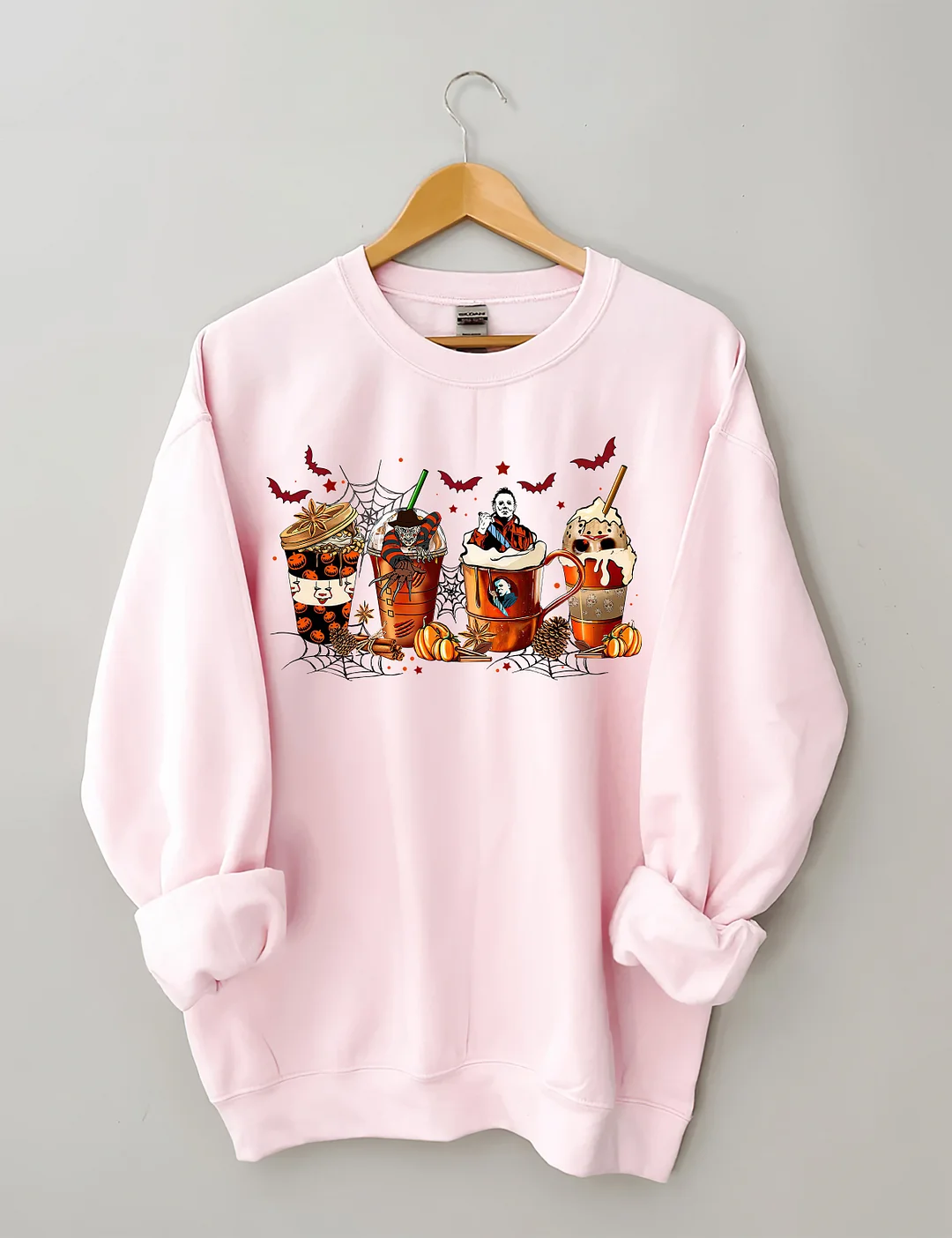 Skeleton Coffee Cups Sweatshirt