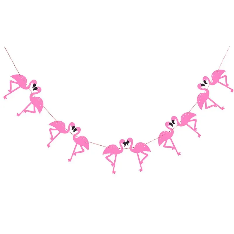 Hawaii Party Luau Flamingo Party Flamingo Banner Garland Decoration Pineapple Summer Party Birthday Hawaiian Party Decoration