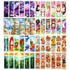 Stamped Cross Stitch Bookmark Kit for Adults Mixed Pattern 14CT 6Pcs 30x50 tapestrymarket