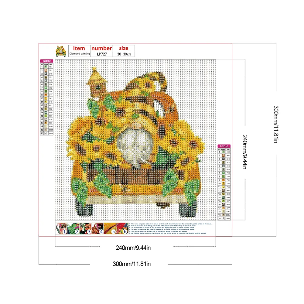 Diamond Painting - Full Round Drill - Sunflower Goblin(Canvas|30*30cm)