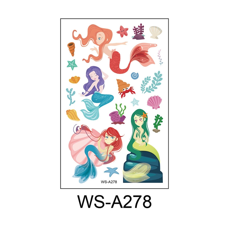 Mermaid Pet Tattoos & Body Art 1 Piece