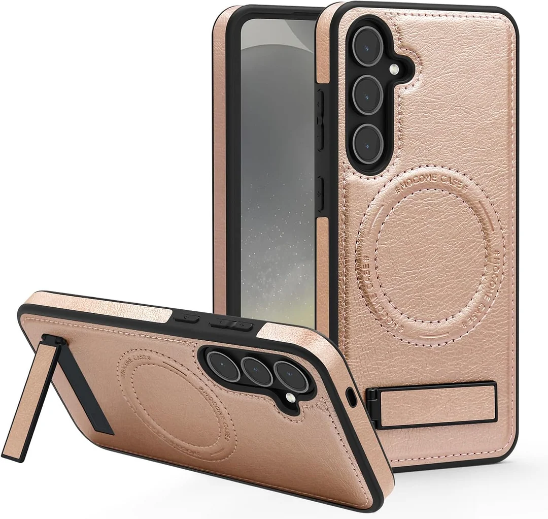 Samsung Galaxy Z Fold 6 Leather Case Magnetic Protective Case Holder Phone Case