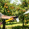 Diatomaceous Earth Powder Duster Clog-Resistant  Powder Applicator Large Capacity with 2 Extension Pole Dispenser for Home Greenhouse Farm Garden Indoor Outdoor (Yellow)