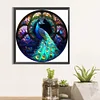 Diamond Painting-DIY Full Round Drill Stained Glass Peacock