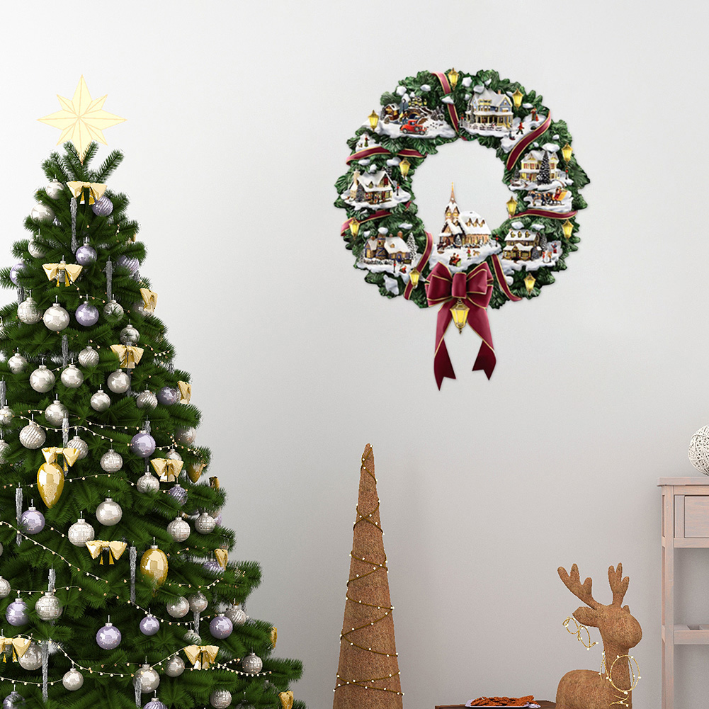 

Christmas Tree Glass Showcase Waterproof Wall Crystal Decal Window Stickers, 501 Original
