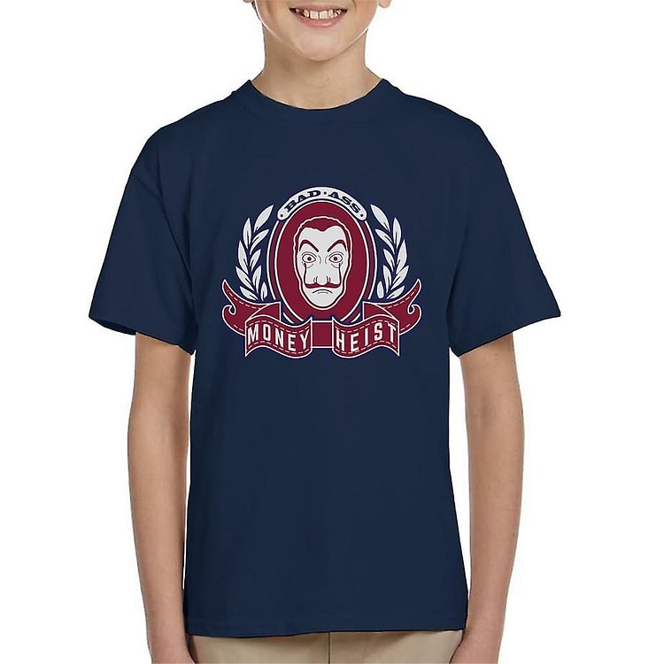 Casa De Papel Money Heist Crest Kid's T-Shirt