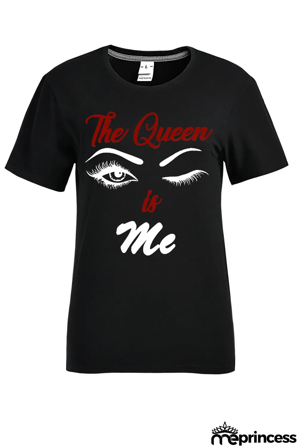 Navy Blue Casual Daily Print Patchwork Letter O Neck T-Shirts