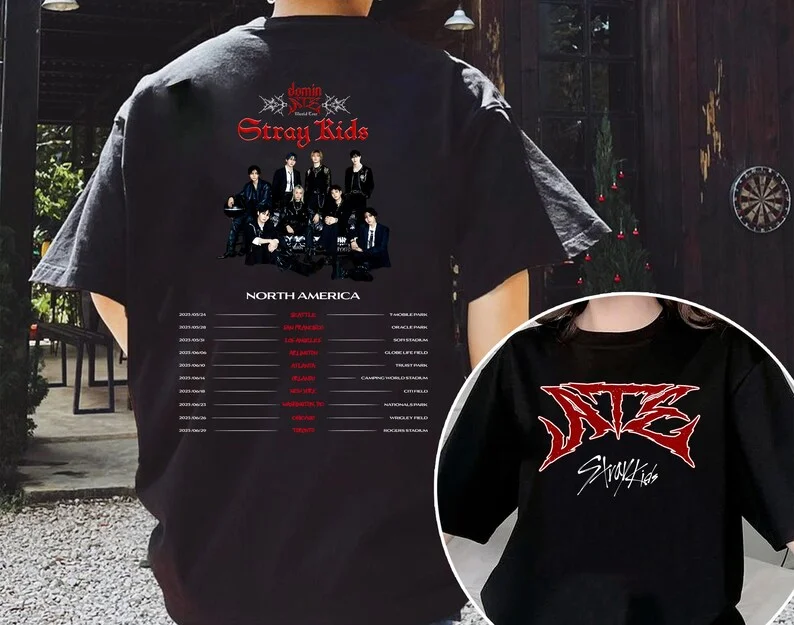 Stray Kids ＜dominATE＞北米限定Tシャツ⭐︎Mサイズ スキズ 北米限定