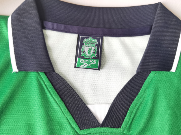 Retro 1999-2000 Liverpool Green Football Shirt Thai Quality