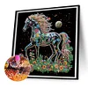 Pferd - speziell geformte Diamantmalerei - 30*30cm