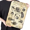 Revolver Patent Drawing - Vintage Metal Signs(12*16Inch)