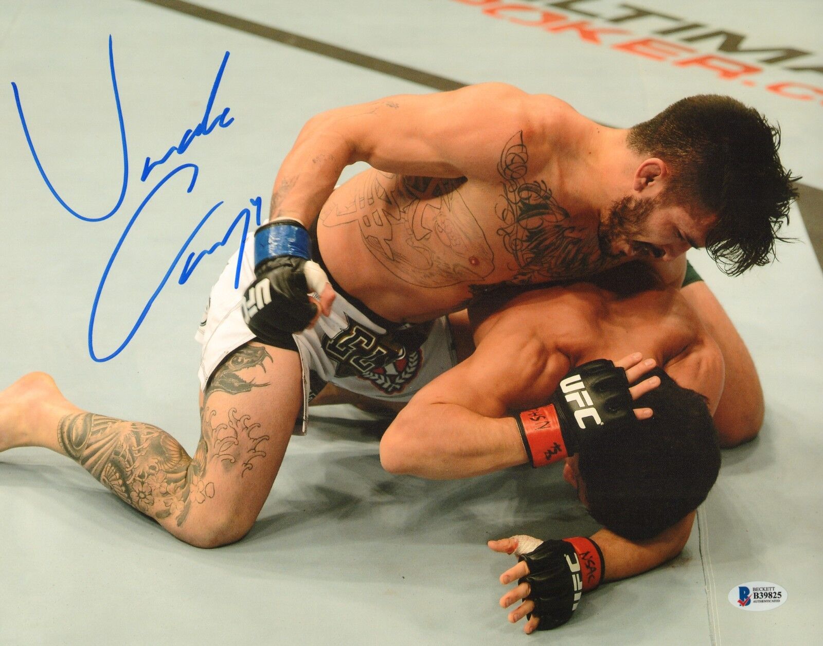 Ian McCall Signed 11x14 Photo Poster painting BAS Beckett COA UFC 156 Picture v Joseph Benavidez