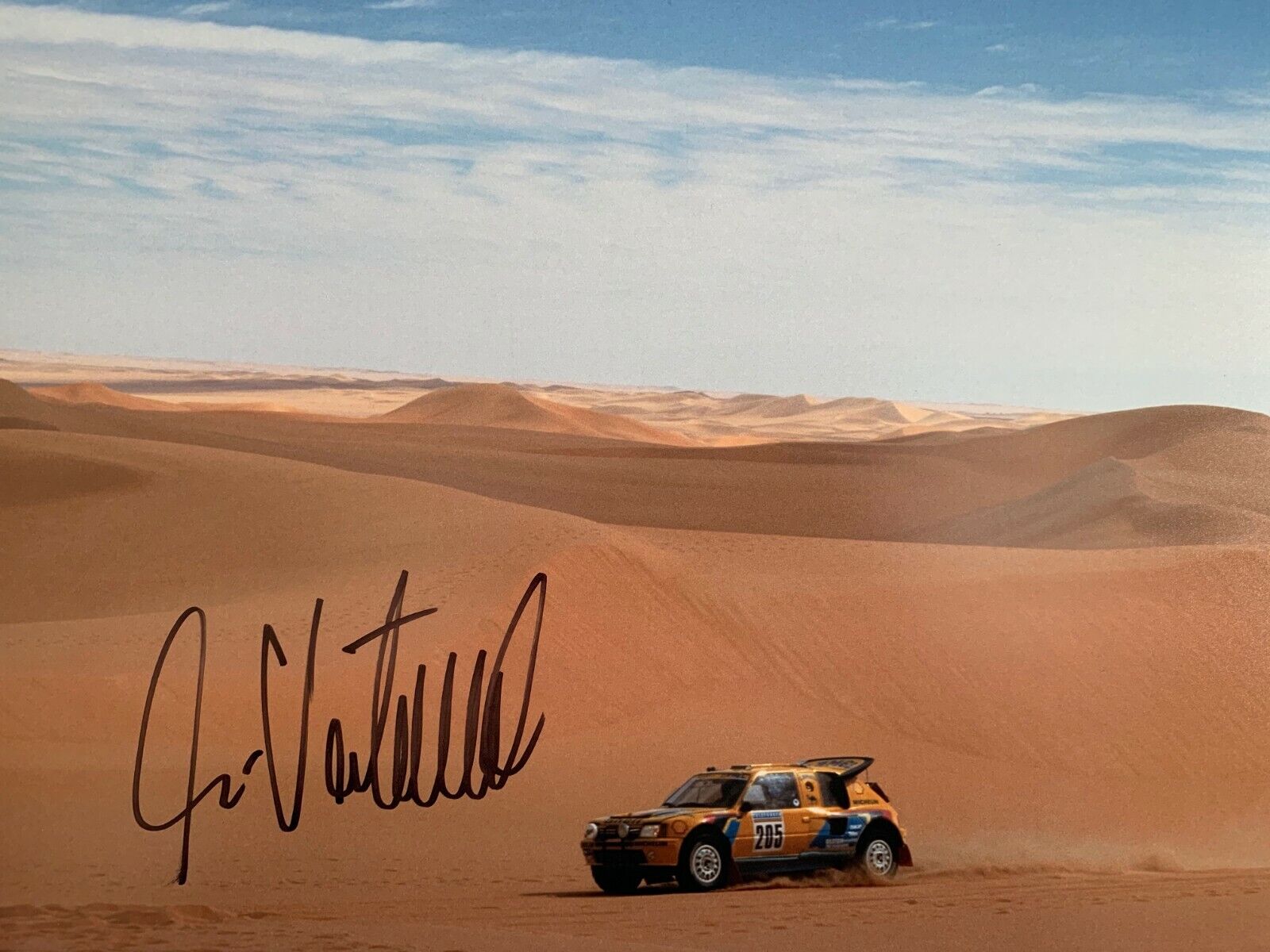 Ari Vatanen Hand Signed 16x12 Photo Poster painting - Rally Autograph 2.