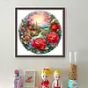 Peony Manor-11CT Stamped Cross Stitch 40*40cm/15.75*15.75in tapestrymarket