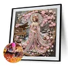 Japanisches Mädchen - speziell geformtes Diamantgemälde - 30*30cm