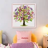 Four Seasons Tree-Spring-14CT Stamped Cross Stitch 18*18cm/7.09*7.09in tapestrymarket
