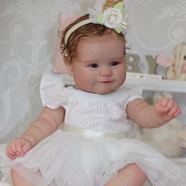  20'' Realistic Felicity Reborn Baby Doll -Realistic and Lifelike with "Heartbeat" and Coos - Reborndollsshop.com®-Reborndollsshop®