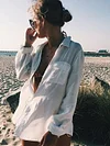 Loose Sun Protection Cover-Ups Tops