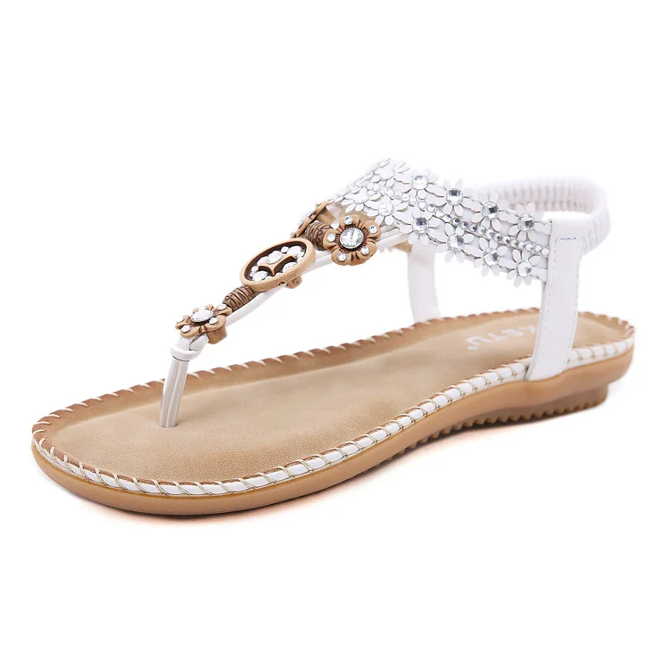 New Ethno Style Sandals Female Bohemian Flipflops shopify Stunahome.com