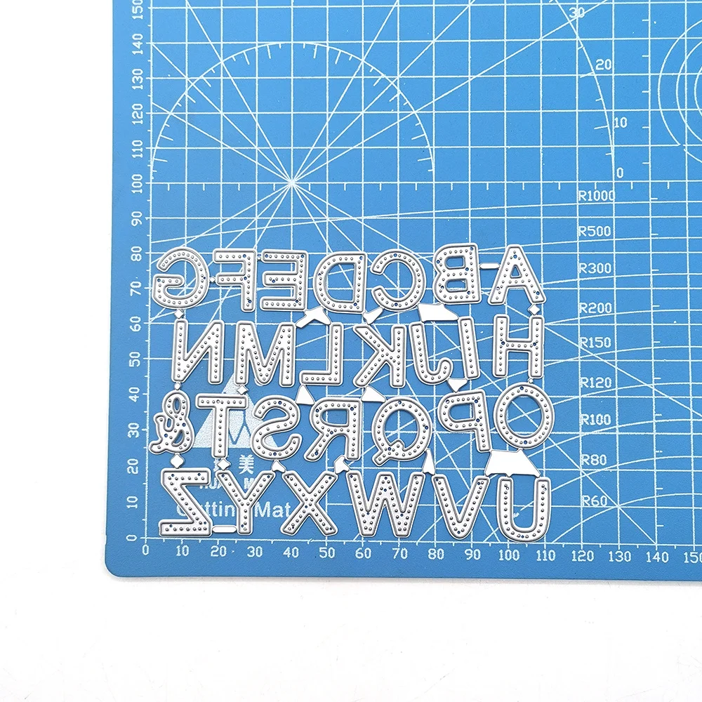 Athvotar DIY Knife Mold Carbon Steel Knife Mold Children DIY Pogravide Cut Cut Version Capital Letter