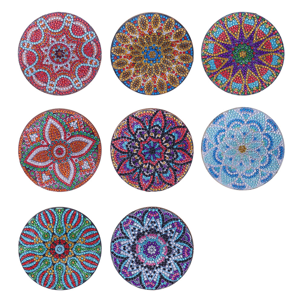 

Mandala Wooden Coaster - 5D DIY Fashion Accessories, 08, 501 Original