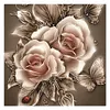 Flower  - Full Round Diamond Painting  25x25cm