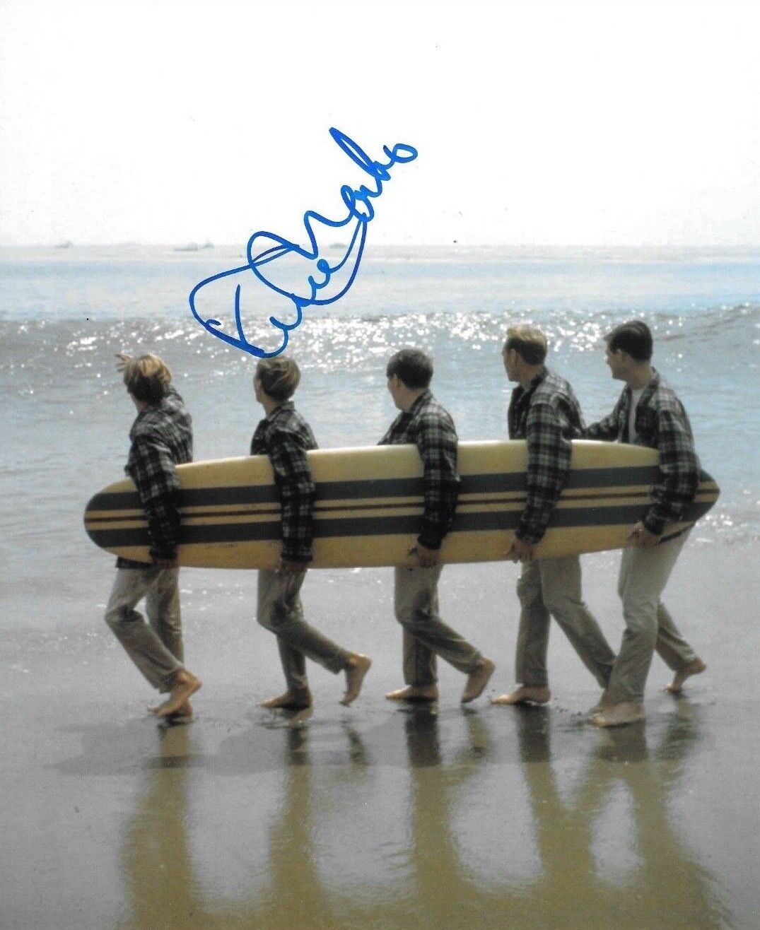 * DAVID MARKS * signed 8x10 Photo Poster painting * THE BEACH BOYS * COA * 21