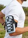 Motorcycle Handlebar Storage Bag Headphone Jack Design EDirt Bike Frame Bag with Adjustable Armband Large Capacity for Phone Card Drinks Key Daily Necessities