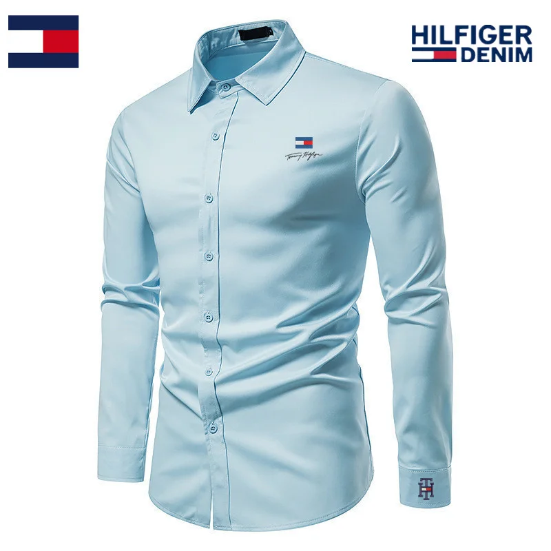[TOMMY HILFIGER]Męska koszula casual[3 sztuki za 218 zł]