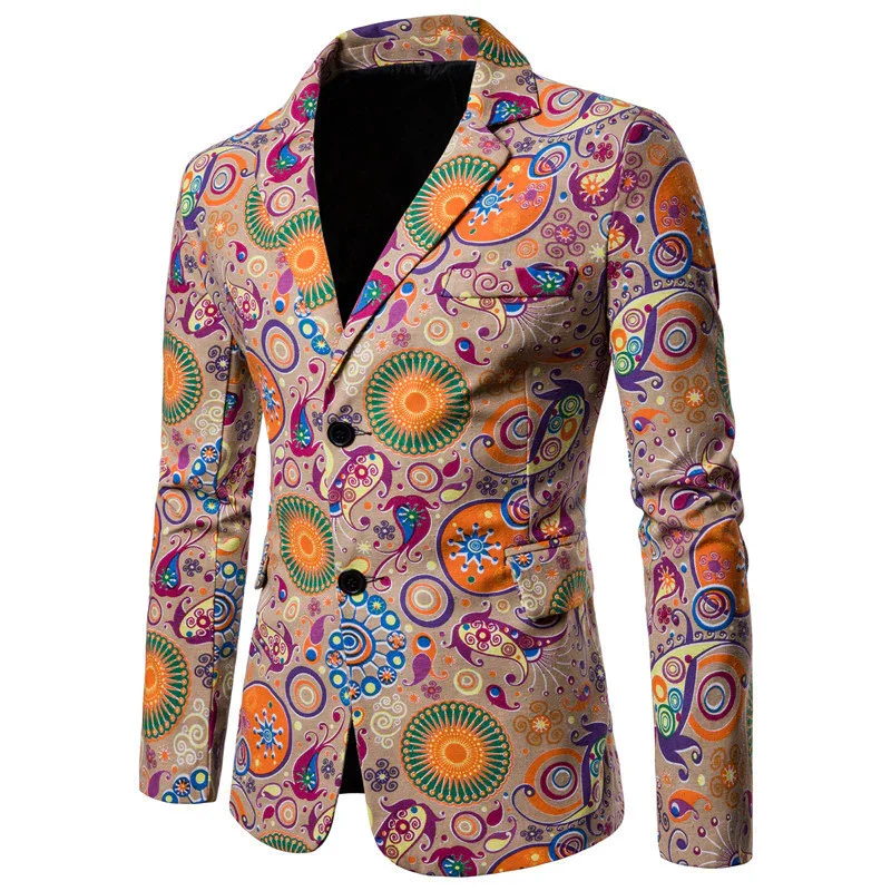 Men's Ethnic Style  Slim Formal Jacket