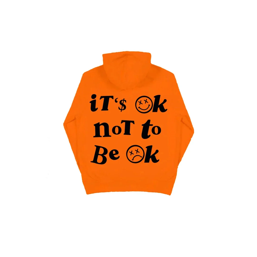 "IT'S OK NOT TO BE OK" - Orange/Black (Last Chance Final Sale)