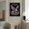 Eagle America Full DIY 5D rond drill dots peintures peintures arts plastiques pour adultes/d&eacute;butants id&eacute;es cadeaux d&eacute;coration murale maison kits de pe