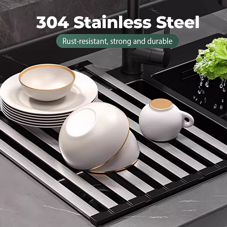 Durable Rust-Proof Folding Sink Drain Rack