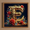 Diamond Painting -DIY Round Drill Letter E