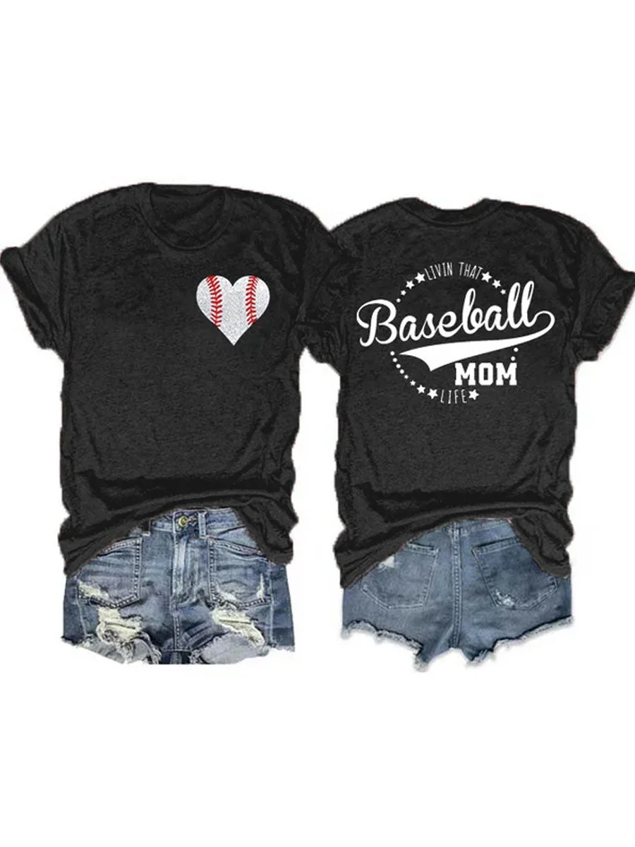 Livin' That Baseball Mom Life T-shirt