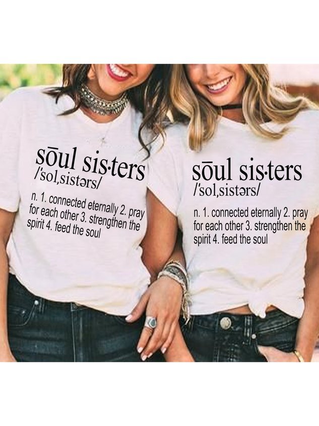 Soul Sisters Gift for her Casual Shirts & Tops socialshop